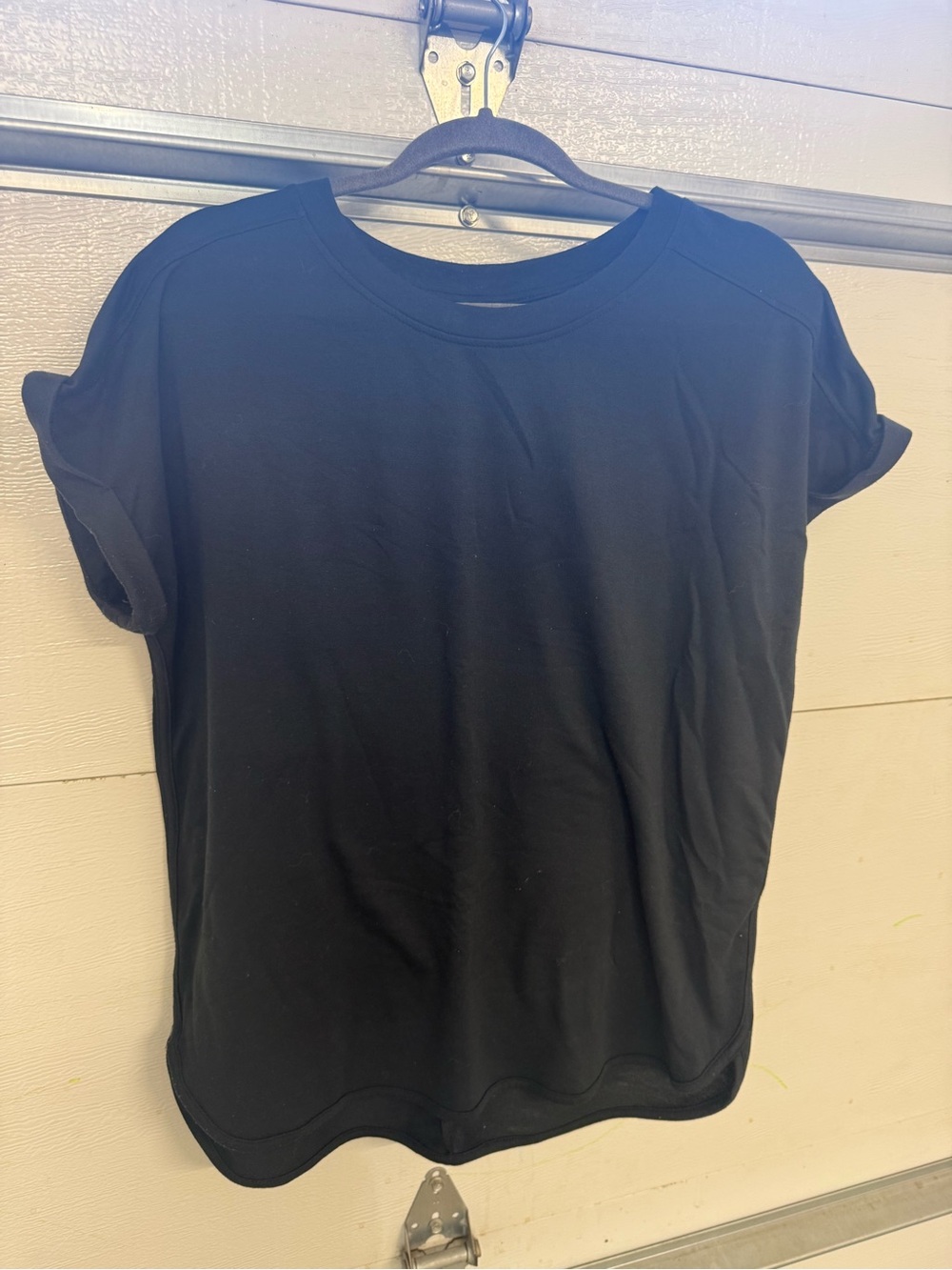 Cupio Black Short Sleeve Crewneck Tee